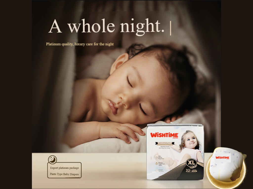 chenrui diapers-cottony soft series that provide baby the ultra soft care with the best diapers materials