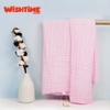 Pink baby bath towel product show