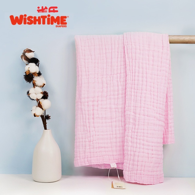Pink baby bath towel product show