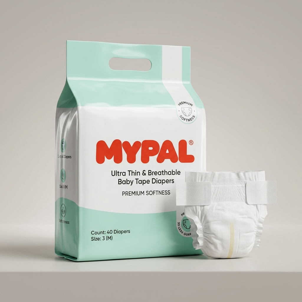 2023 Premium quality disposable baby tape nappies diapers China manufacture