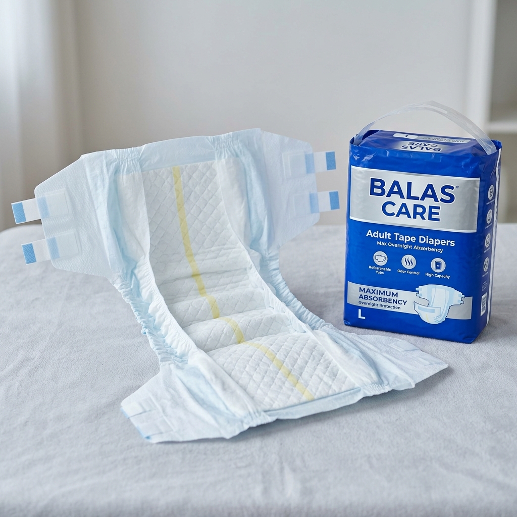 Overnight Heavy-Duty Adult Brief Diapers