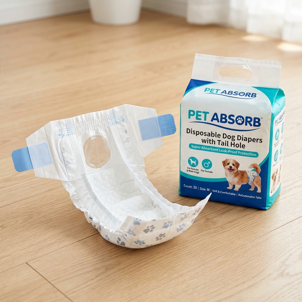 Super-Absorbent Leakproof Pet Diapers