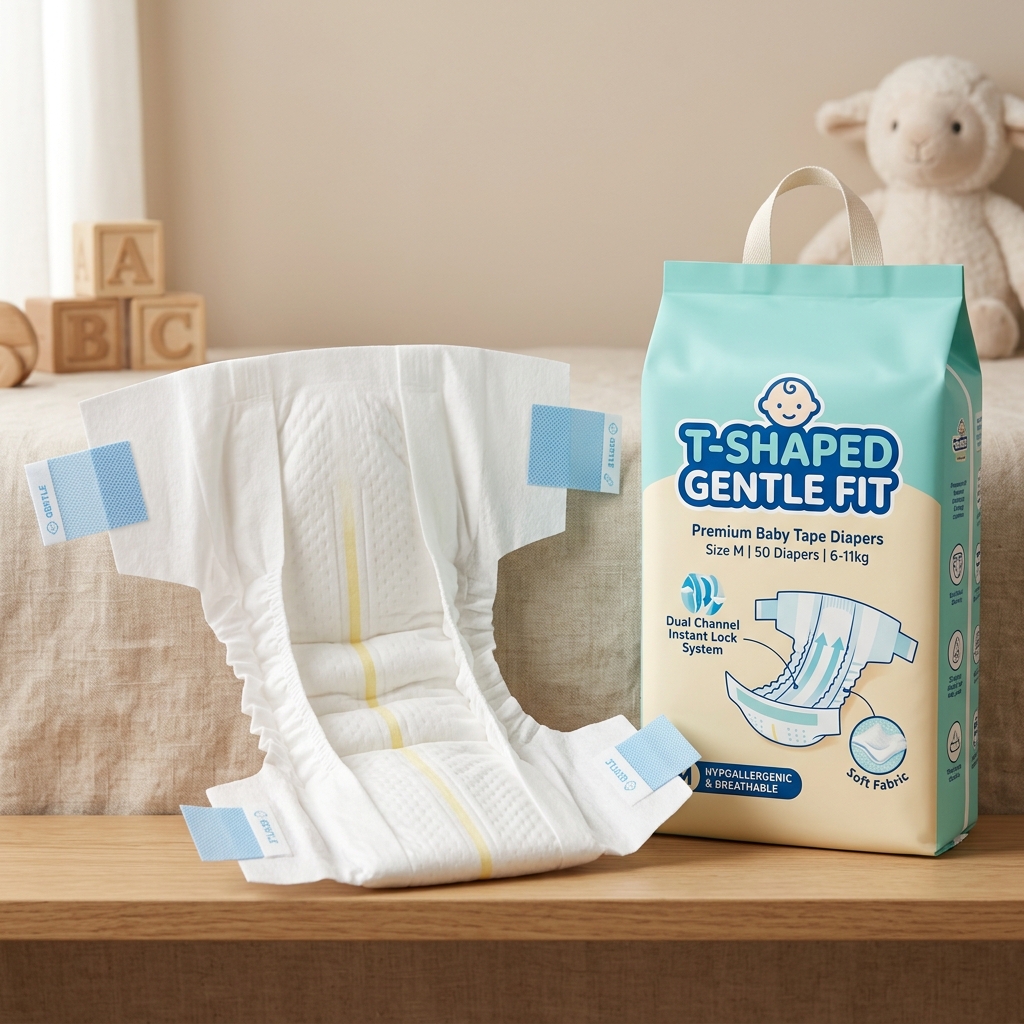 T-Shaped Gentle-Fit Baby Training Pants