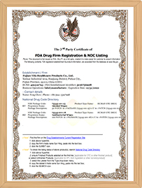 FDA-OTC Registration - Over-the-counter drug certification