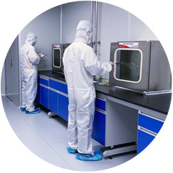 ISO Class 7 cleanroom sterility testing — aseptic processing verification equipment for OEM medical device and hygiene product development