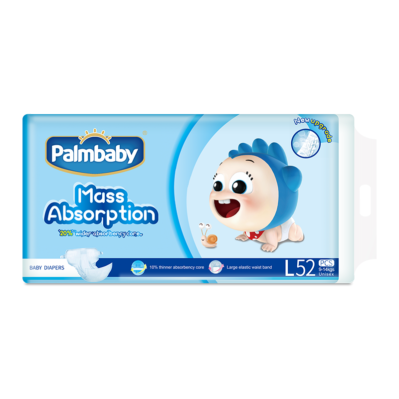 Mass absorption (comfortable style cotton core) - Premium Quality Baby Diaper