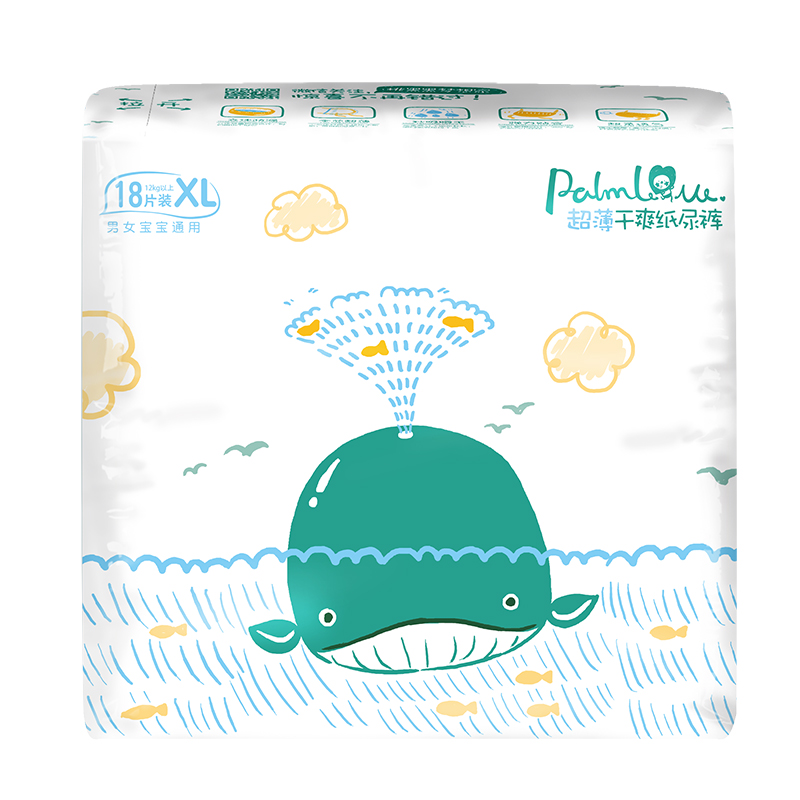 Diaper Distributor Super Absorption Palmbaby Diapers With Leak Guard - OEM Baby Diapers