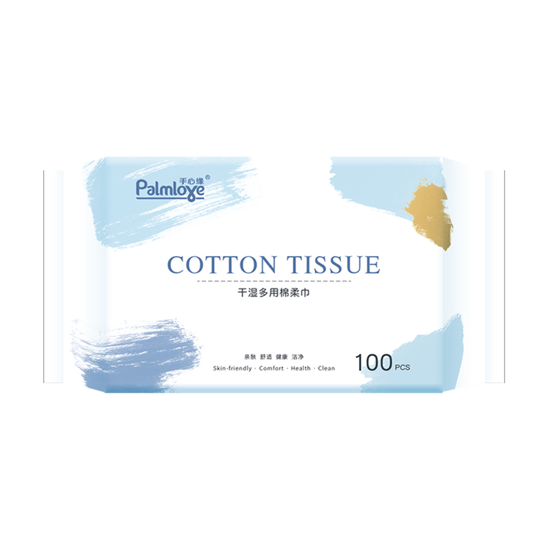 Soft Cotton Tissue Big Size Cleaning cotton tissue - OEM Facial Tissue - OEM Cotton tissue manufacturer