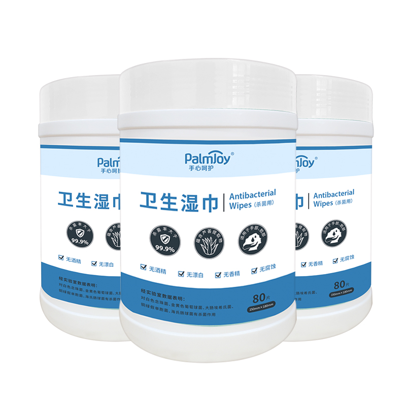 Wet Wipes Oem Antibacterial Wet Wipes Palmjoy 100 Counts Alcohol free - OEM Functional wipes manufacturer