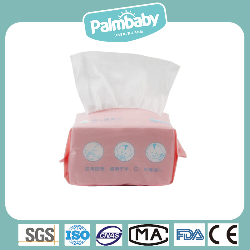 Cotton Tissues for Baby Sensitive Skin Care and Disposable Facial - OEM Dry Tissue