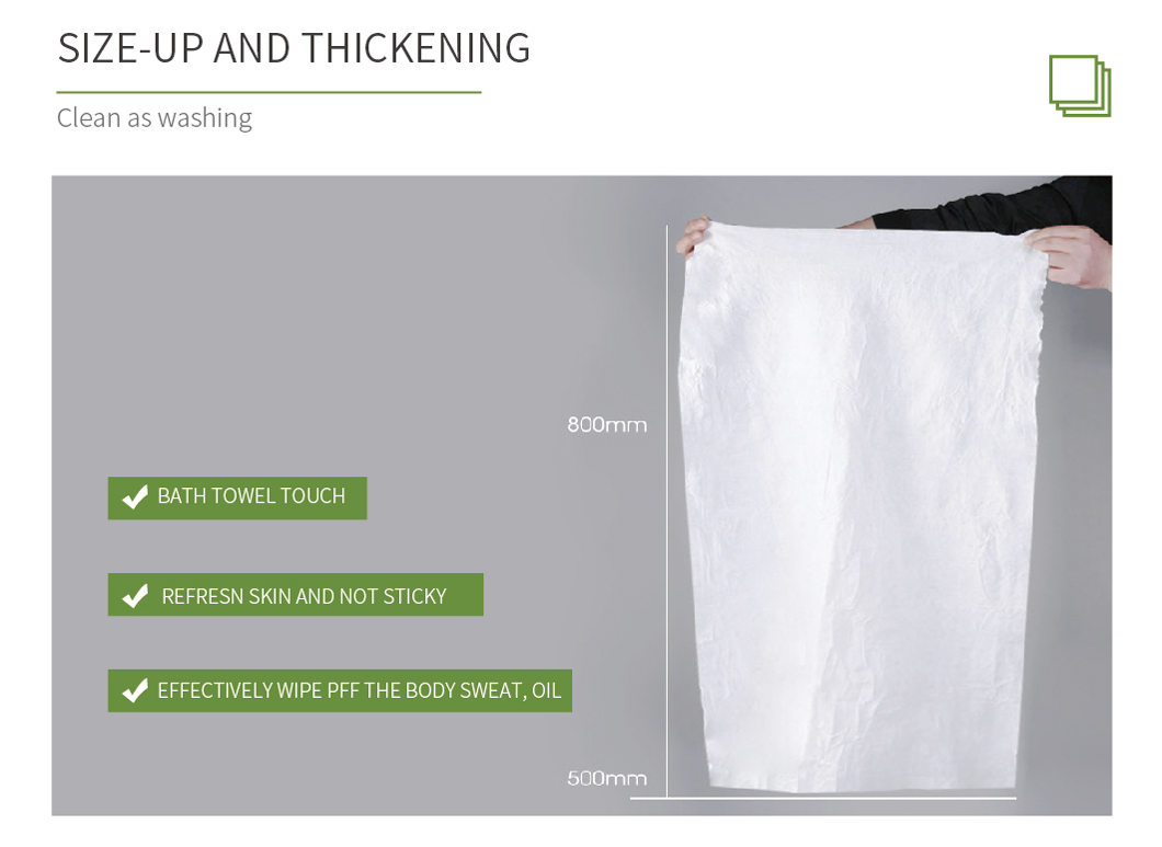 Biodegradable wipes Manufacturer organic natural bamboo shower