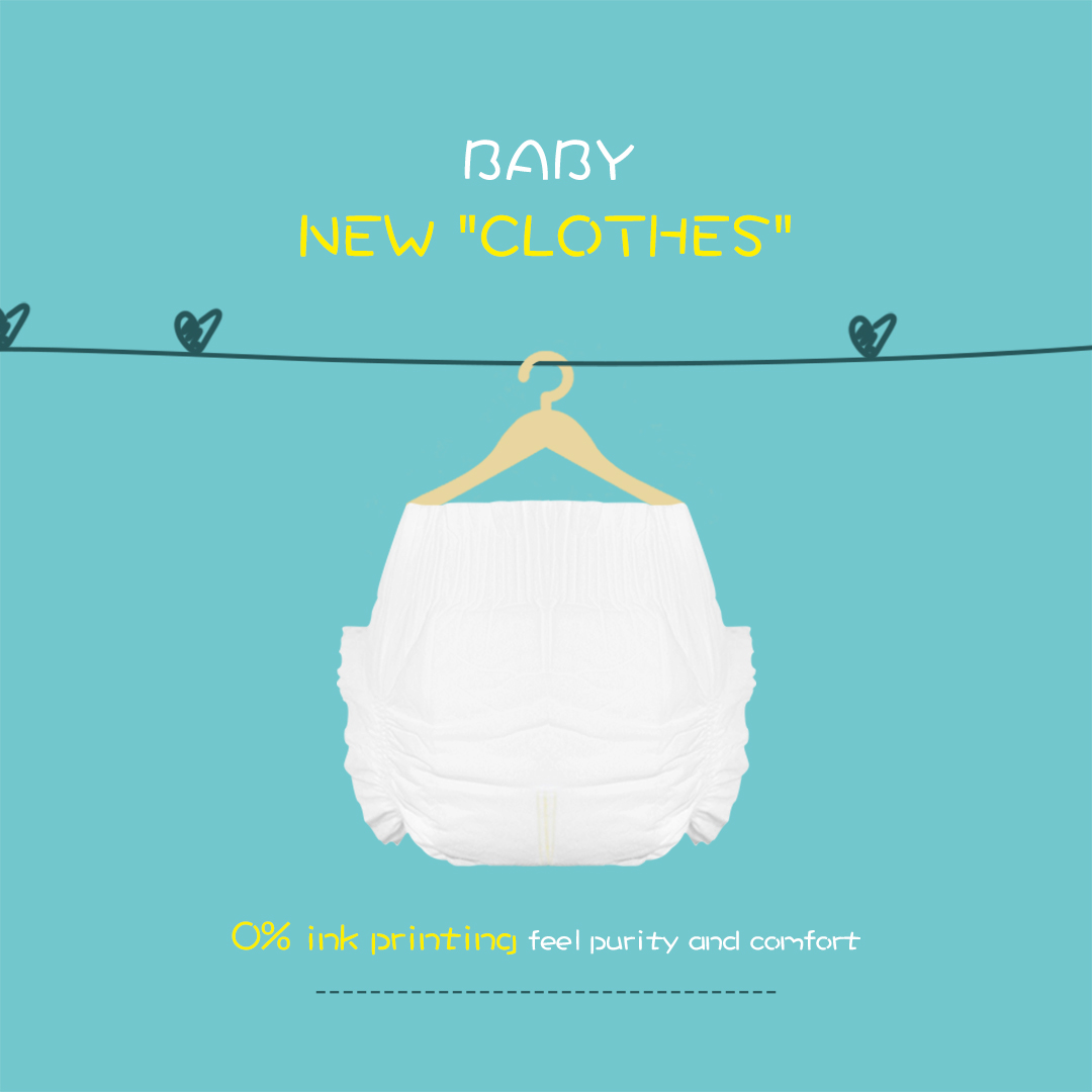 Biodegradable eco-friendly bamboo diaper manufacturer baby nappy