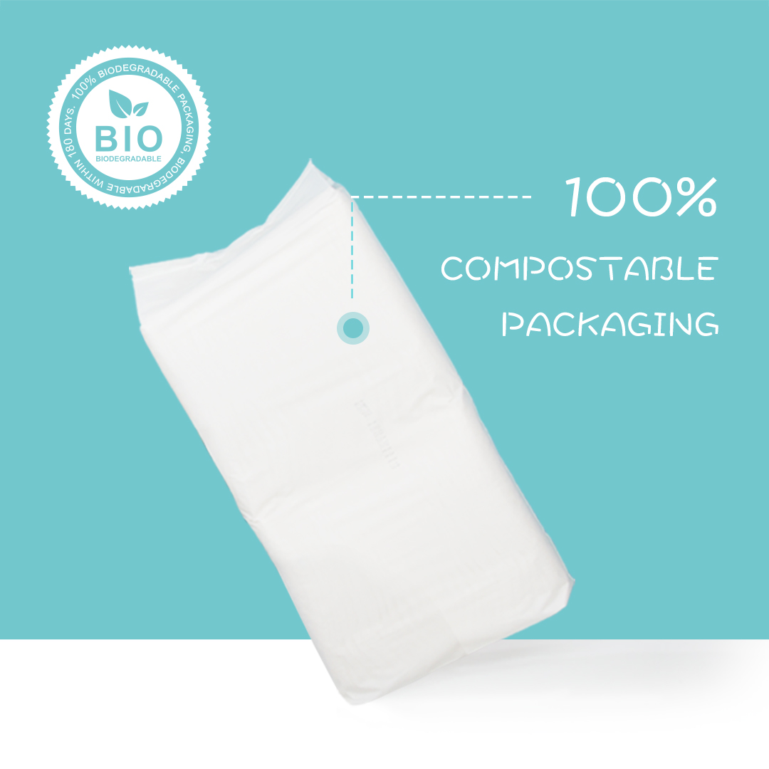 Biodegradable eco-friendly bamboo diaper manufacturer baby nappy