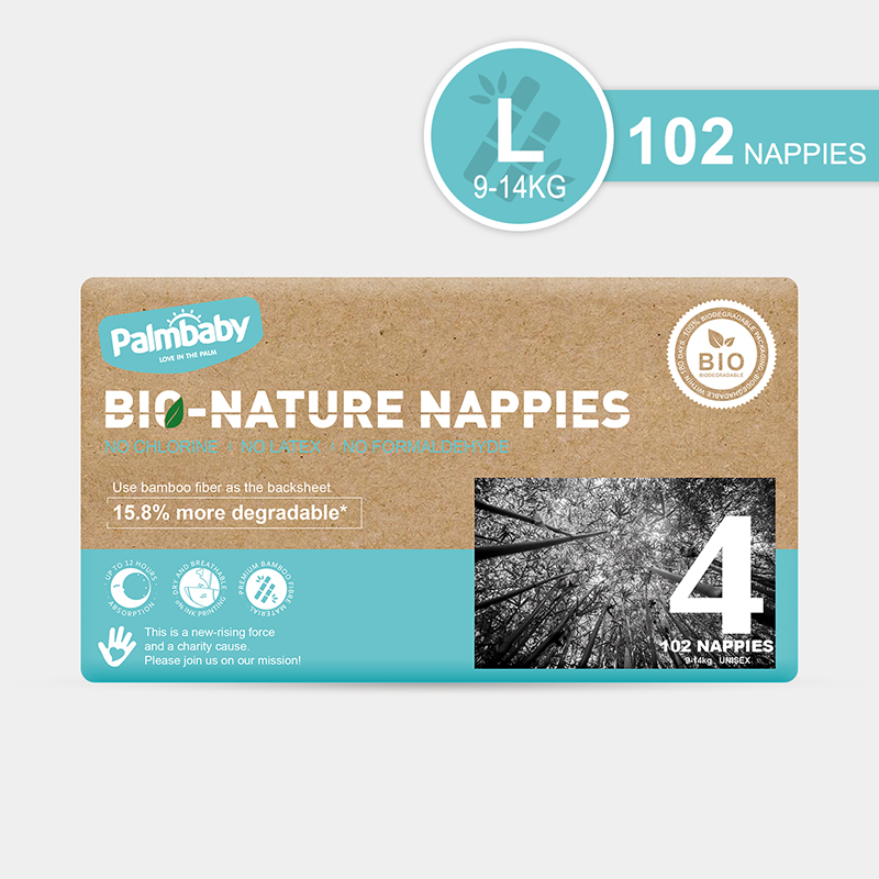 Enviromental friendly baby nappy bamboo diaper manufacturer Palmbaby