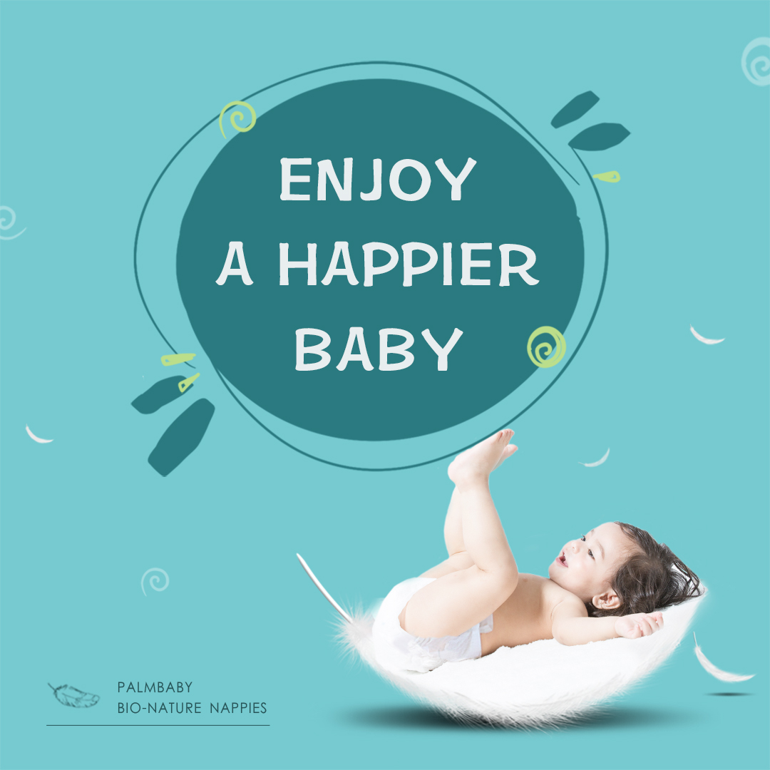 Enviromental friendly baby nappy bamboo diaper manufacturer Palmbaby