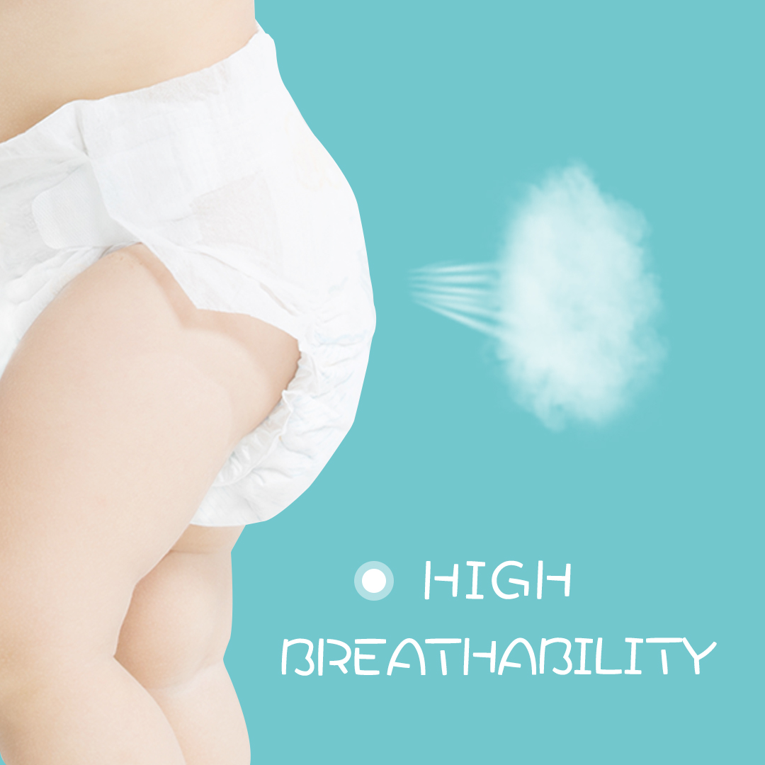 Biodegradable eco-friendly bamboo diaper manufacturer baby nappy