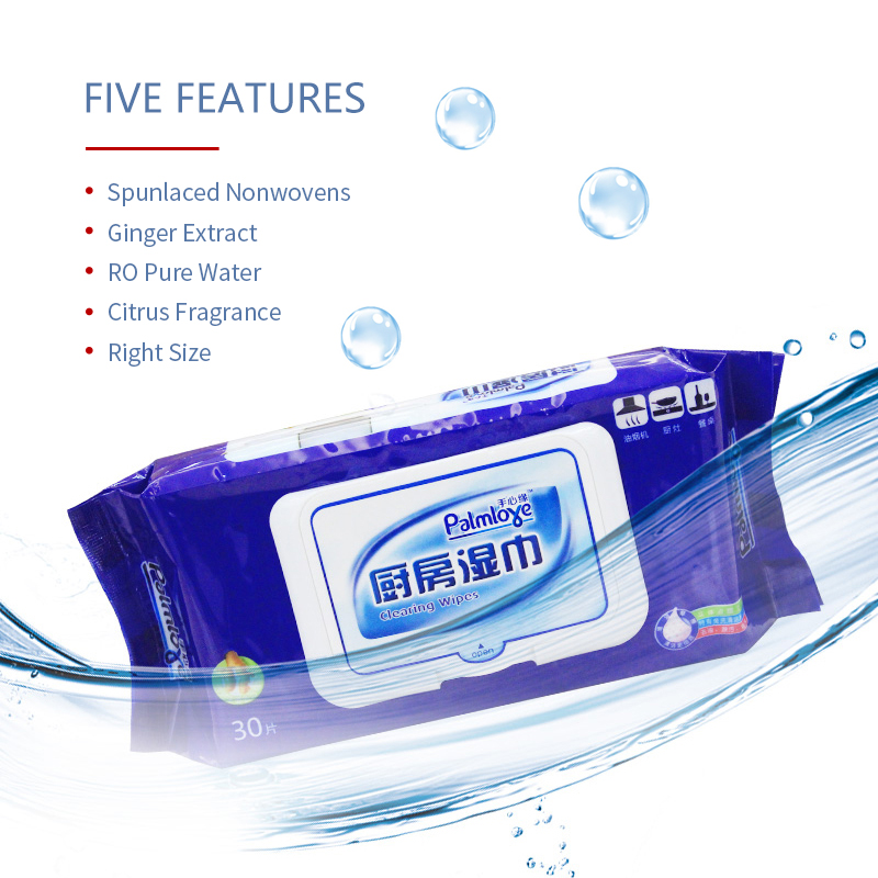 Private label wipes Manufacturer kitchen mess cleaning wipe odor - OEM Household Wipes manufacturer
