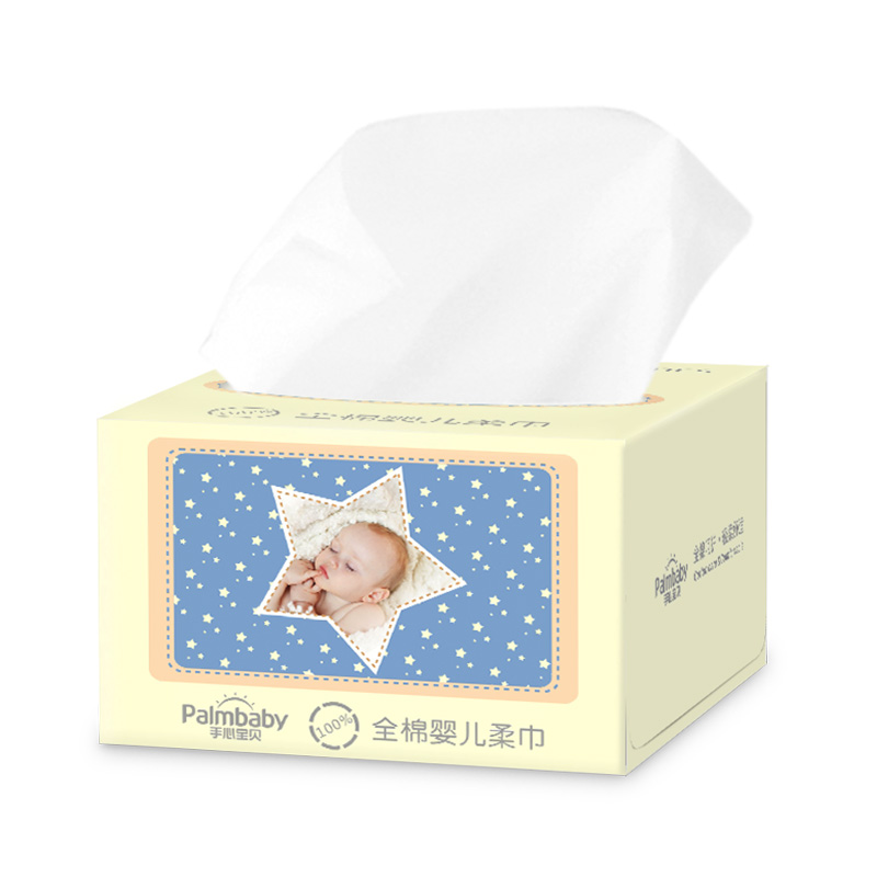 Delicate and smooth touch baby cotton wipes dry wipes - OEM Dry Tissue - OEM Baby cotton towel manufacturer