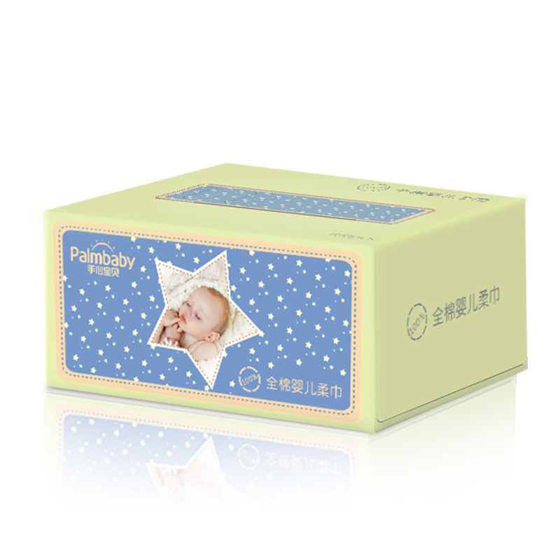 Delicate and smooth touch baby cotton wipes dry wipes - OEM Dry Tissue