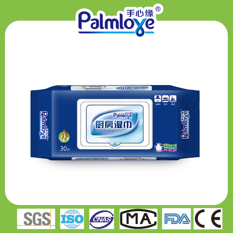 Wet Wipe Suppliers Kitchen Cleaning Wet Wipes Functional Household - OEM Household Wipes manufacturer