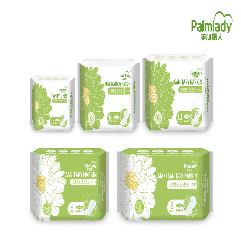 Sanitary napkin suppliers ultra soft disposable women pads with - OEM Sanitary napkins manufacturer