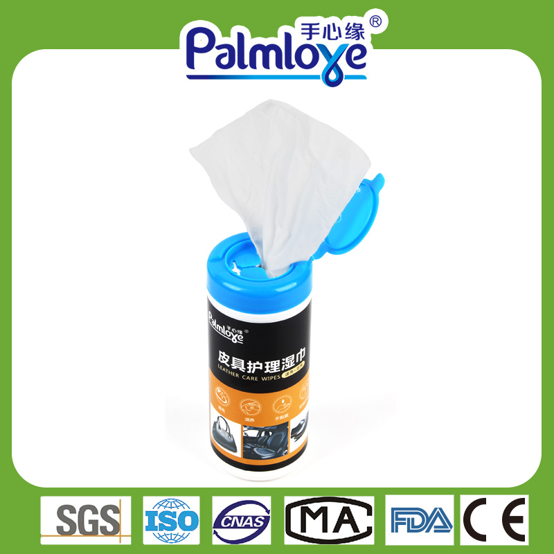 Wet Wipe Manufacturer Leather Care Clean Wipes Nonwoven Barrel