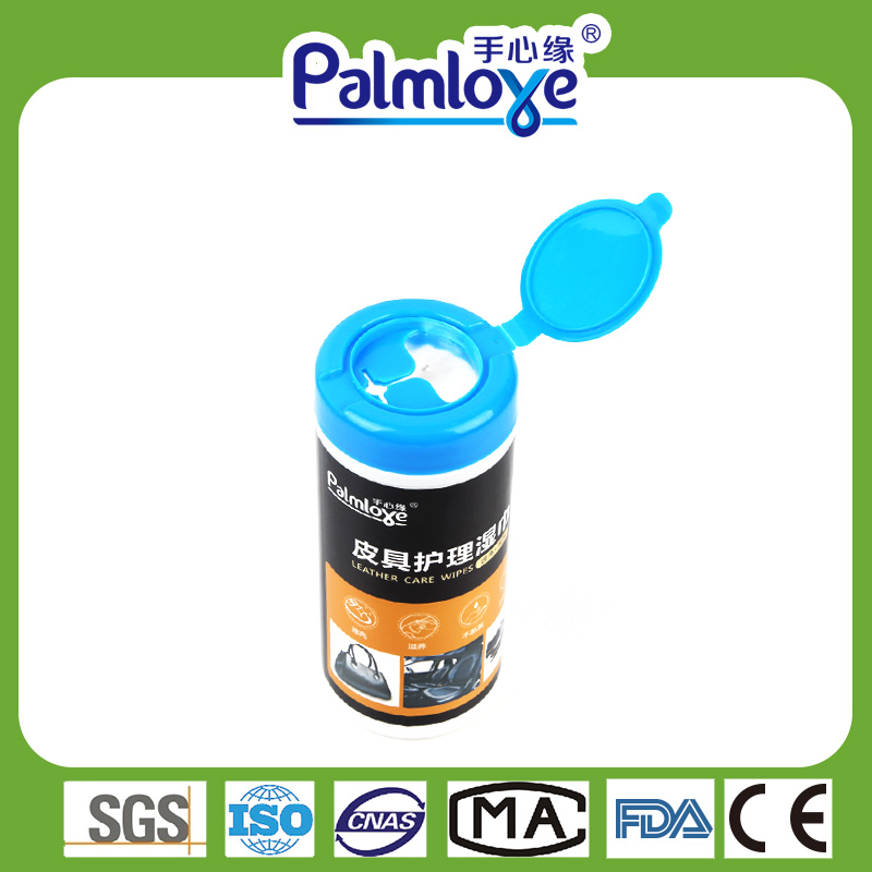 China Wet Wipes Manufacturer Leather Care Clean Wipes Nonwoven