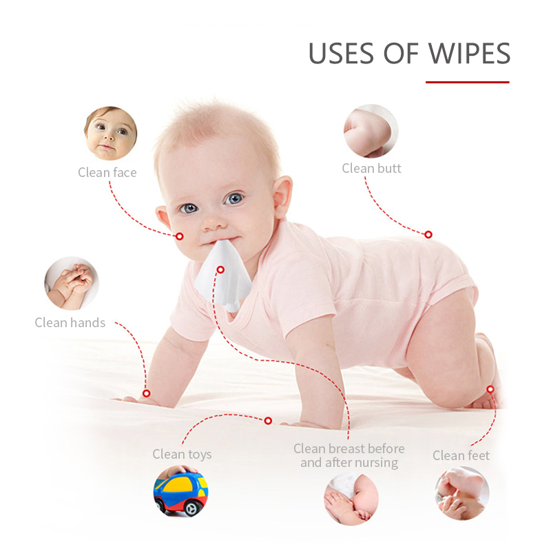 Biodegradable Wet Wipes Manufacturer Alcohol-Free, Convenient Soft Pack - OEM Baby wipes manufacturer