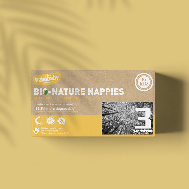 Diaper Manufacturer Size 3 Biodegradable Bamboo Nappies: