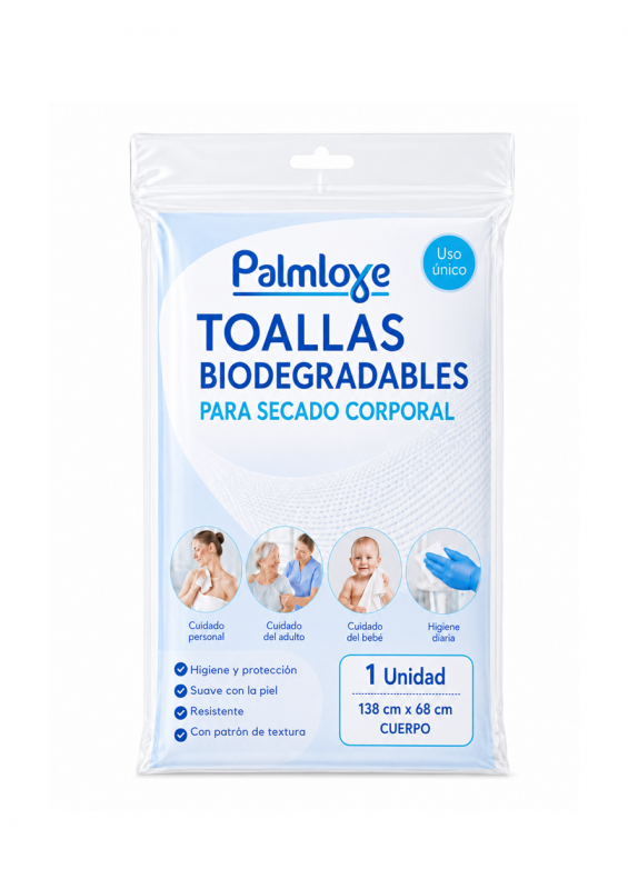 Palmlove Biodegradable Body Towel - OEM Cleaning products manufacturer