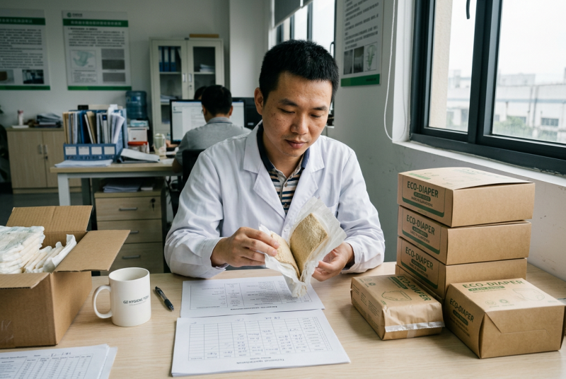 Biodegradable Eco-Friendly Baby Diapers OEM Manufacturer